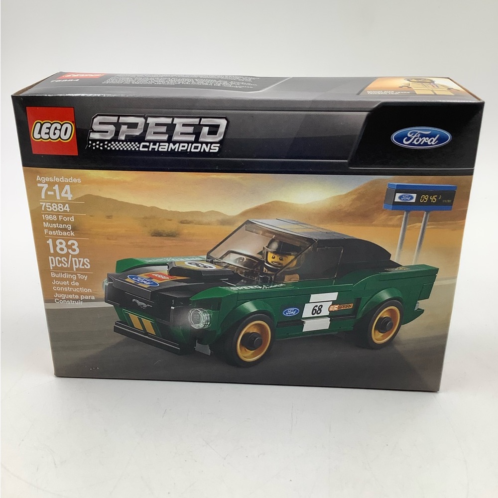 LEGO Speed Champions 1968 Ford Mustang Fastback 75884 Building Kit (183 Pieces)